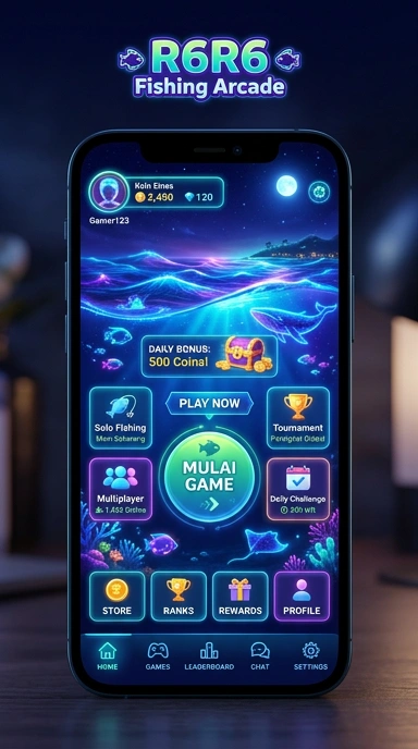 Cuplikan layar menu unduhan r6r6 untuk perangkat Android